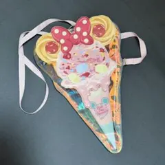 ミニー　アイスクリーム　クリアポシェット