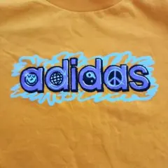＊adidas＊ オレンジ Tシャツ