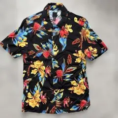 シャツ H&M アロハ ボタニカル