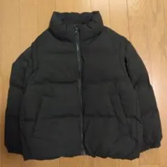 GU 中綿ジャケット ベスト 2way　キッズ130㎝　ブラック