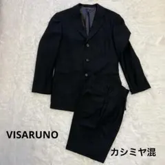 VISARUNO メンズビジネススーツ ウール　カシミヤ混　Mサイズ