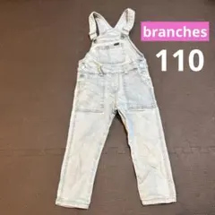 ブランシェス デニムサロペット オーバーオール 110センチ