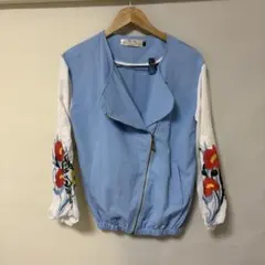 インポート花柄刺繍入り アウター