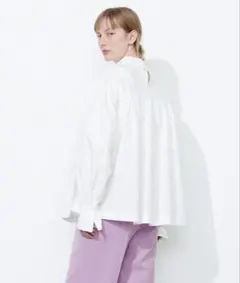 【新品タグ付】norc ノーク ボリューム袖 ハイネック シャツ