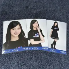 乃木坂46 生写真　41stSG アンダーライブTシャツ　3種コンプ　川端晃菜