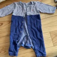 Babygro ストライプロンパース 60-75cm