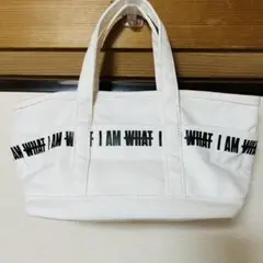 在庫売り尽くし処分　正規新品未使用　WHAT I AM トートバッグ ホワイト