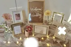 ウェルカムスペース　ウェディング　ウェルカムボード 写真たて フレーム