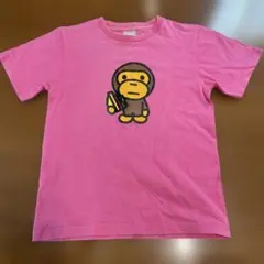 Baby Milo A BATHING APE キッズ Tシャツ ピンク140のサムネイル