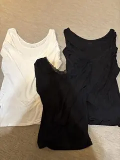 ユニクロ　ヒートテック　Uネック8部袖　5枚