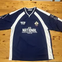 シャツ ネイビー/ホワイト