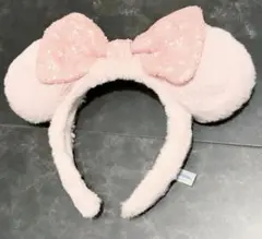 ディズニー　ミニー　カチューシャ　ピンク