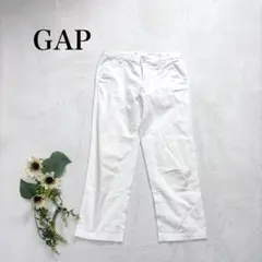 GAP ギャップ　KHAKIS by GAP チノパン　ホワイトパンツ　1のサムネイル