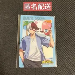 僕のヒーローアカデミア アニマルビーチボール 特典ミニカード 轟焦凍