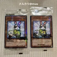 遊戯王 イーフトコラボ プロモ ネイマール レスキューラビット 2セット
