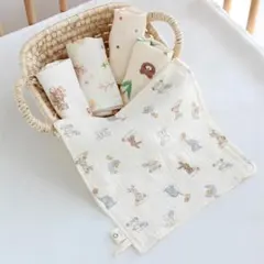 4重ガーゼ10枚枚入り　 ベビーハンカチ　綿100％