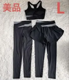 試着のみ 美品 ZOZO購入 ブラック セパレート ラッシュガード セット売りのサムネイル