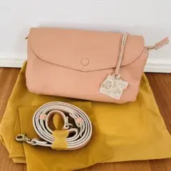 zucchero お財布機能付きショルダーバッグ　ピンク