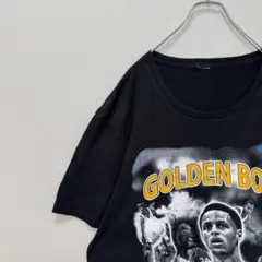 US古着 GOLDEN BOY ゴールデンボーイ Tシャツ プリント ブラック