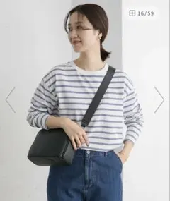 【アーバンリサーチドアーズ】ボーダーワイドプルオーバー