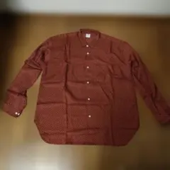 LES VIS DE BOIS 赤ドット柄シャツ