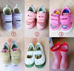 最終お値下げ★女の子用靴(13.5〜16.0㌢)