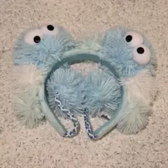 USJ ユニバ クッキーモンスター ポンポン 冬 カチューシャ