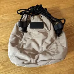 コンバース　裏ボアキルティング巾着