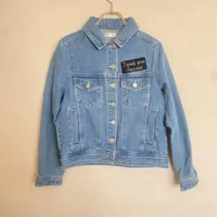 oggetto ワッペン刺繍 Gシャン 女子【150】【キッズ】