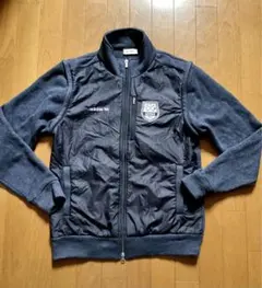 アディダスゴルフ2WAYベスト&長袖フリースニット×ウインドジャケットO