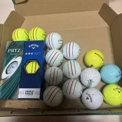 Callaway ERCSoft トリプルトラックその他ゴルフボール20個セット