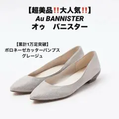 【ほぼ新品！】Au BANNISTER ボロネーゼカッターパンプス 36