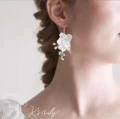 K.s.mily ブライダル　ピアス