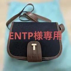 ティファニー　フラップ付きショルダーバッグ 黒　19×23のサムネイル