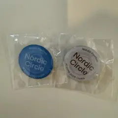 【新品／非売品】大阪万博Nordic Pavilion バッジ 2個セット