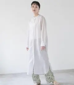 LOWRYSFARM シアーシャツワンピース