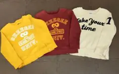 子供　トレーナー　3点セット 120cm　セサミストリート等