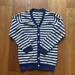 ボーダーカーディガン　120
