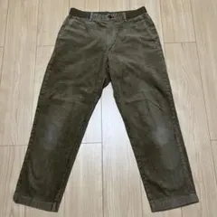 【UNIQLOユニクロ】　コーデュロイテーパードアンクルストレッチパンツ
