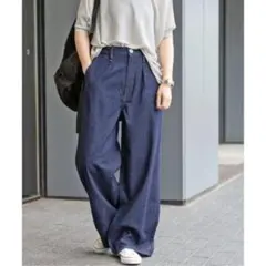 ゆーさん専用 KUON×DAN Denim Tapered Pants Blue - メルカリ