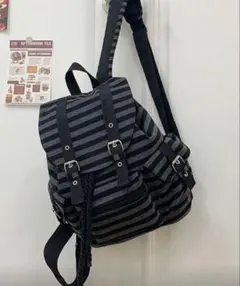 ウィッシュコア リュック 韓国 平成女児 ボーダー