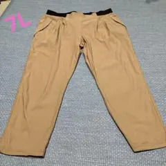 ｒｕ　カジュアルパンツ 7L キャメル ウエストゴムのサムネイル