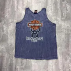 ハーレーダビッドソン USA製90s プリントロゴ タンクトップ XL 6653のサムネイル