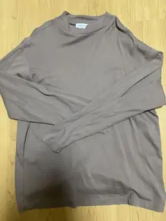 TOMORROWLAND コットン長袖カットソー S ブラウン