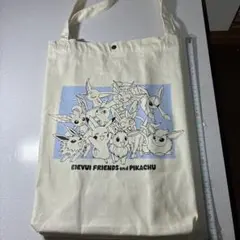 ポケモン EIEVUI FRIENDS PIKACHU トートバッグ　ビッグ