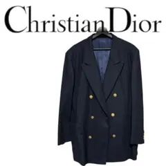 ★メタルボタン★クリスチャンディオール ダブルテーラードジャケット ロゴ Christian Dior（テーラードジャケット）のフリマアイテム一覧
