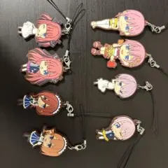 五等分の花嫁 ラバーストラップ 一花 二乃 三玖8個セット