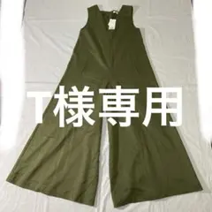 新品タグ付き　MOUSSY オールインワン　サイズ2 カーキ色のサムネイル