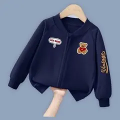 【キッズ服】男の子春秋韓国風ベースボールジャケット子供用