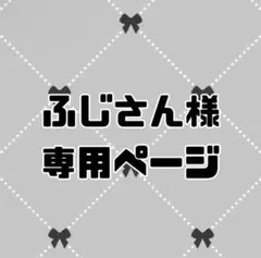 ふじさん様専用ページ